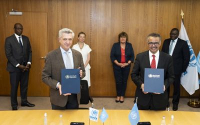 WHO and UNHCR join forces to improve health services for refugees, displaced and stateless people