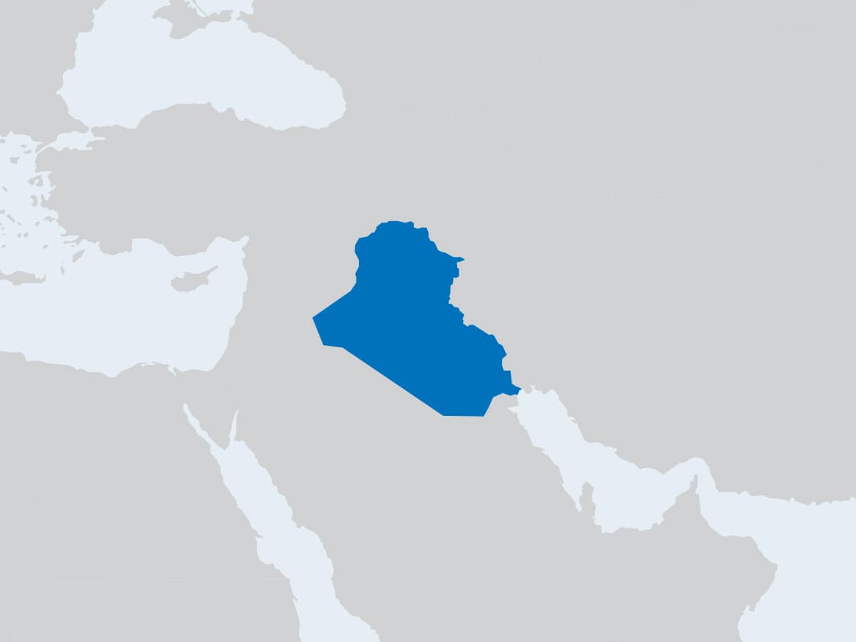 map of Iraq