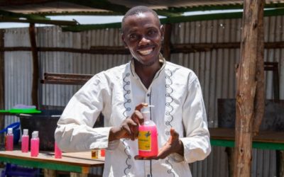Soap maker in Kenya refugee camp lowers prices to fight COVID-19