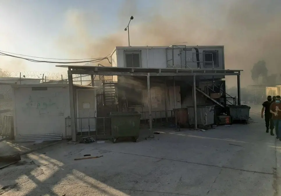 Le HCR est choqué par les incendies au centre de réception de Moria et renforce son soutien aux demandeurs d’asile affectés