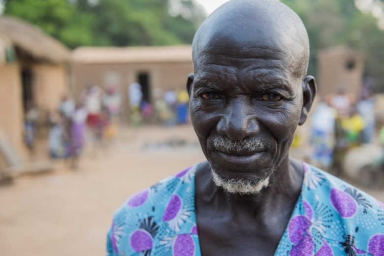 Ngolo Silué comptait parmi les personnes enregistrées lors d’une initiative soutenue par le HCR pour la délivrance de documents d’identité à des villageois qui risquaient de devenir apatrides à Olleo, Côte d’Ivoire. Février 2019