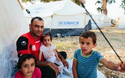 UNHCR scales up immediate shelter support for Moria asylum seekers; urges for long-term solutions to address overcrowding on Greek islands