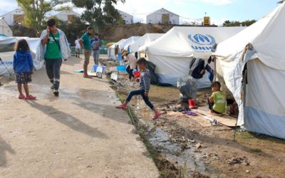 A month after Moria fires, UNHCR warns of worsening conditions ahead of winter