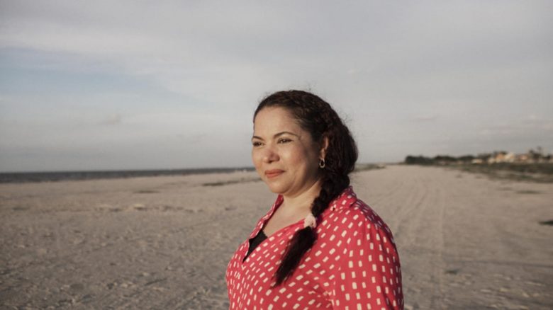 UNHCR Nansen Refugee Award Laureate 2020, Mayerlin Vergara Perez, pictured on the beach in Riohacha, La Guajira, Colombia