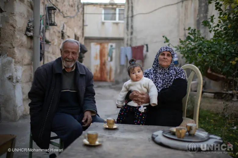 Elderly Syrian refugees brave the cold in Irbid
