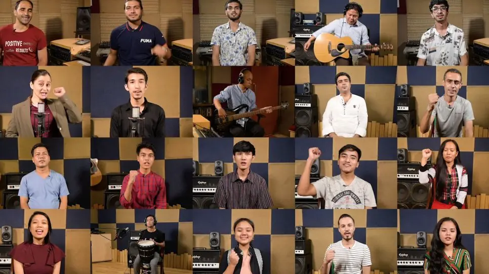 Des réfugiés unissent leurs voix pour une chanson empreinte d’espoir et de compassion