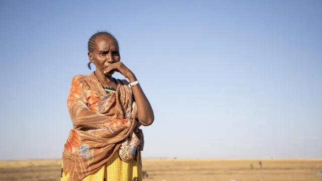 Une réfugiée éthiopienne.