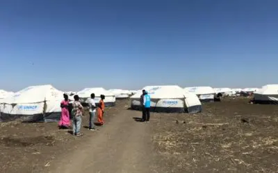 UNHCR relocates first Ethiopian refugees to a new site in Sudan