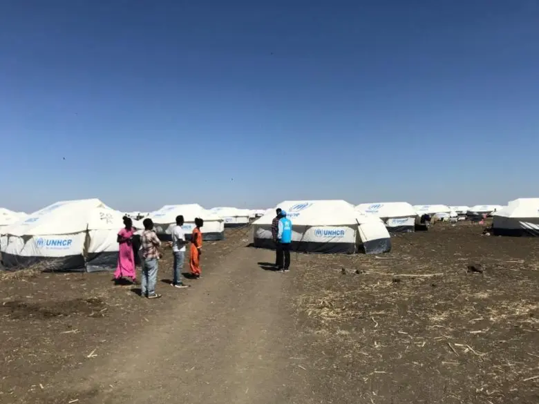 Tunaydbah refugee camp.