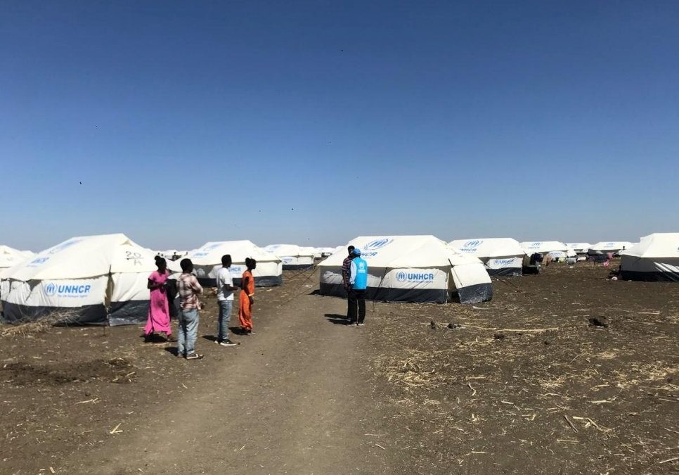 UNHCR relocates first Ethiopian refugees to a new site in Sudan