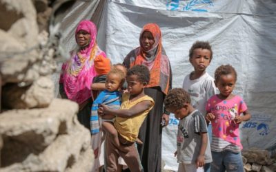 Displaced Yemenis flee clashes, face imminent risk of hunger