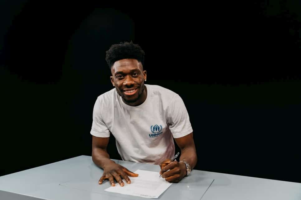 Alphonso Davies becomes the first footballer to take UNHCR’s Goodwill Ambassador title
