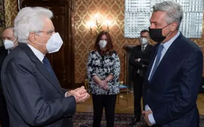 UNHCR’s Grandi commends Italy’s constructive approach to refugee protection in Europe and globally