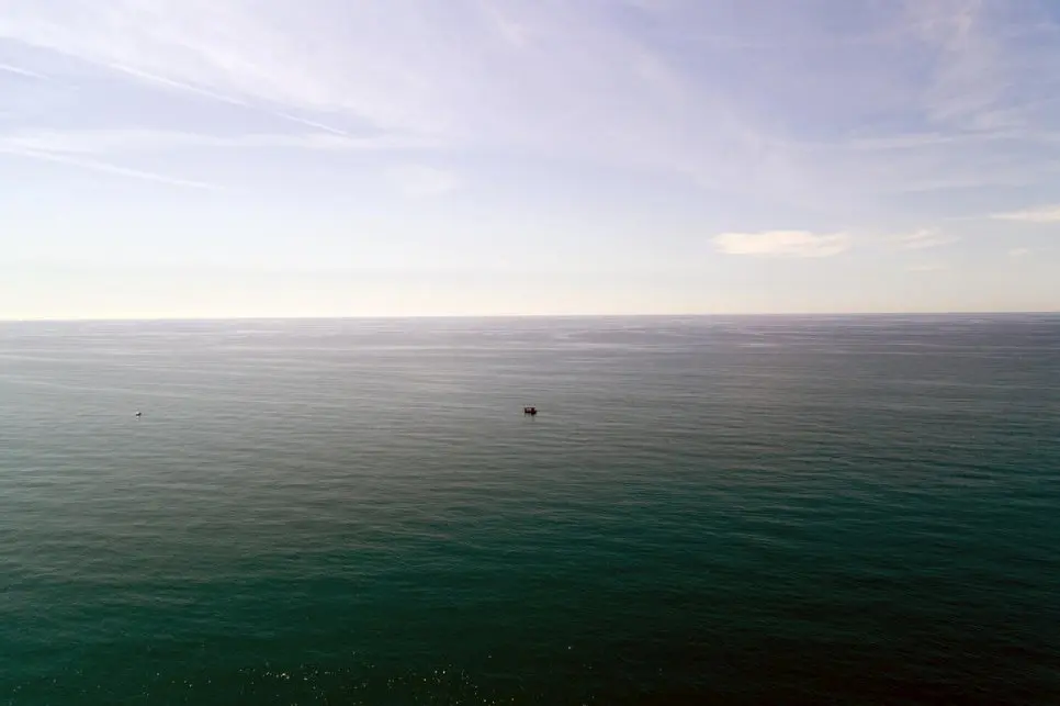 La mer Méditerranée.