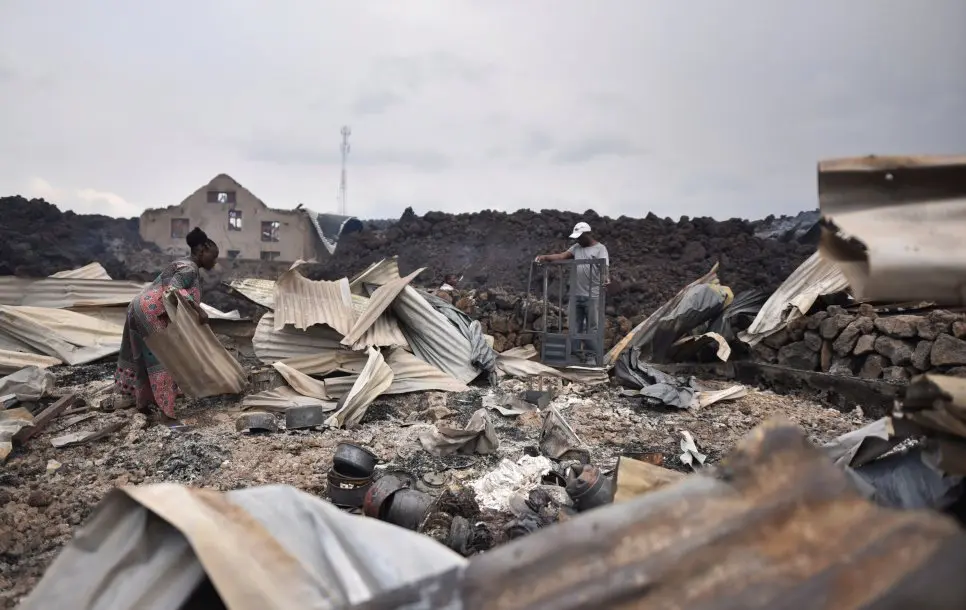 UNHCR rushing to help displaced after volcano eruption in DR Congo