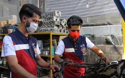 Apprentices become partners as Afghan refugee and Iranian team up