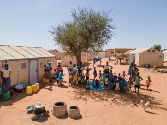 Des déplacés internes au nord du Burkina Faso.