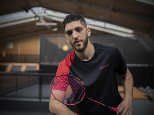 Aram Mahmoud, joueur de badminton syrien.