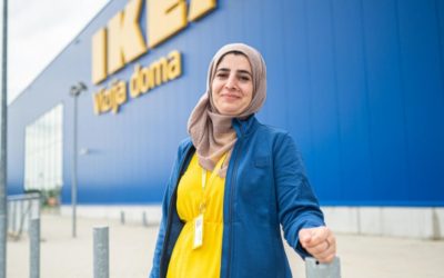 Grâce à un stage, le rêve d’une réfugiée se concrétise dans un magasin IKEA en Croatie