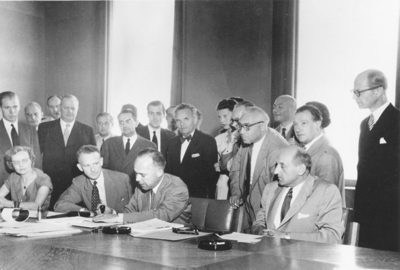 Signature of the 1951 Refugee Convention