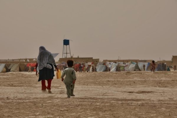 Afghans displaced from their homes