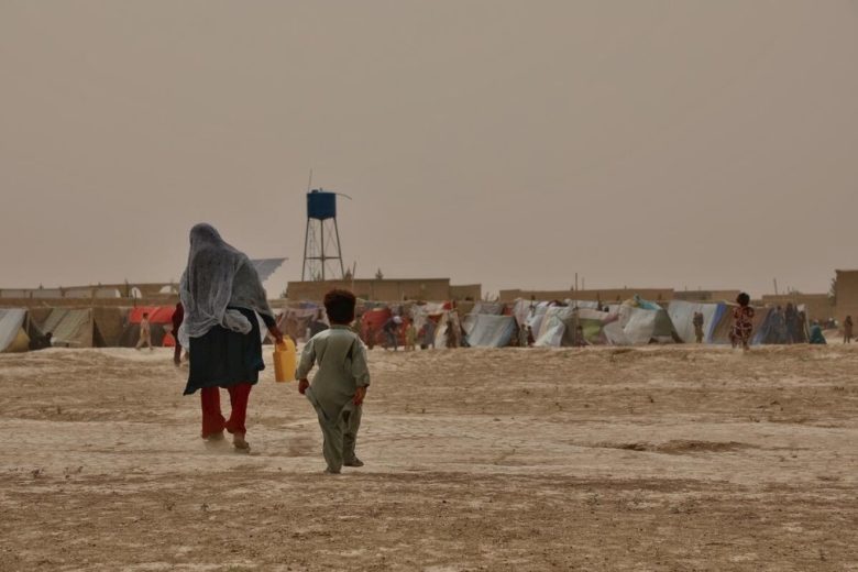 Afghans displaced from their homes