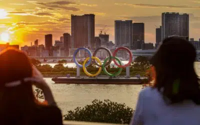 With origami cranes and online posts, fans cheer on Refugee Olympians
