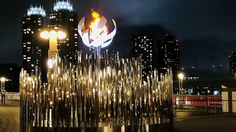 Olympic flames 
