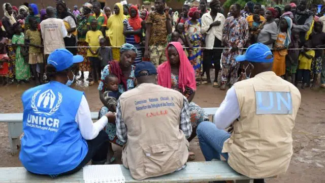 group of people sitting together