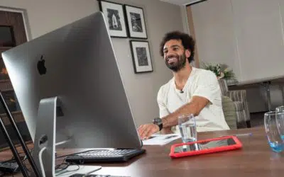 Football star Mo Salah drops in on an Egyptian school