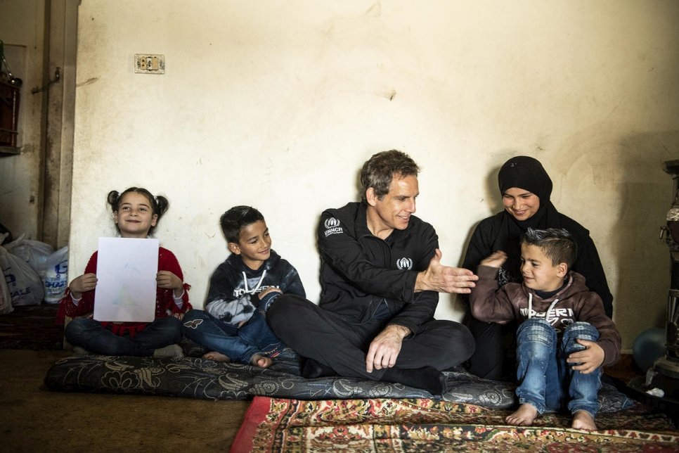 Goodwill Ambassador Ben Stiller: five years with UNHCR