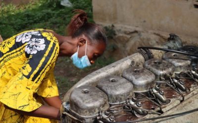 Gender-based violence survivors learn to rebuild engines as they rebuild lives