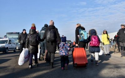 Une mère de famille fuit Kiev et trouve refuge en Pologne après un périple de plusieurs jours