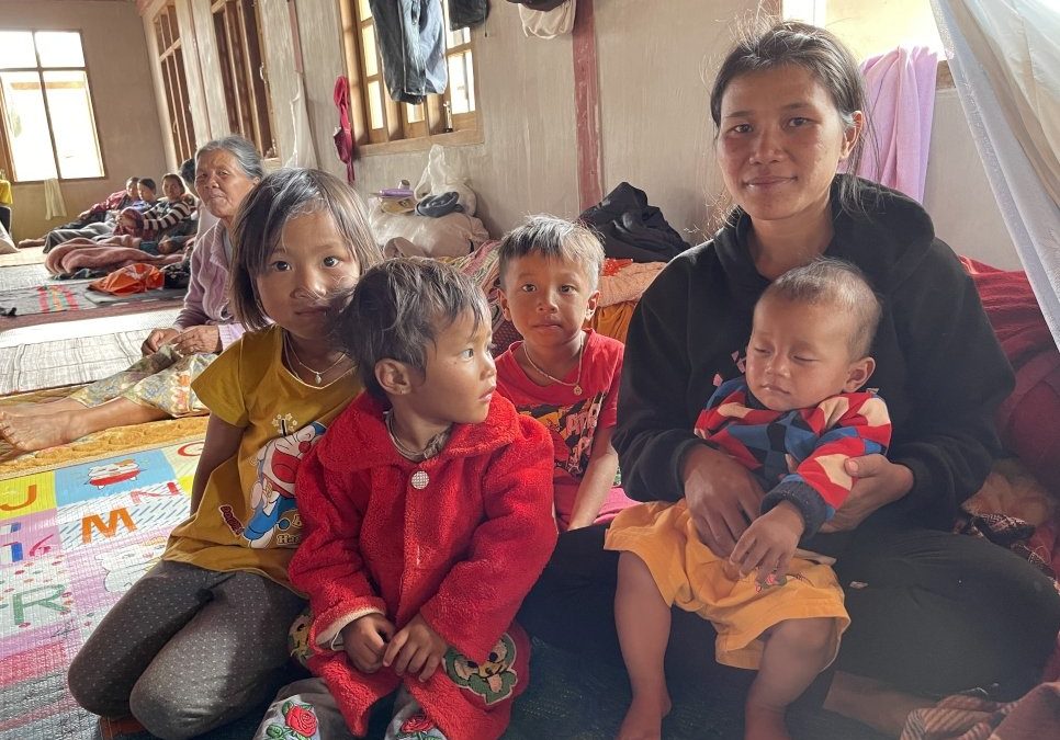 Les familles déplacées au Myanmar luttent pour leur survie