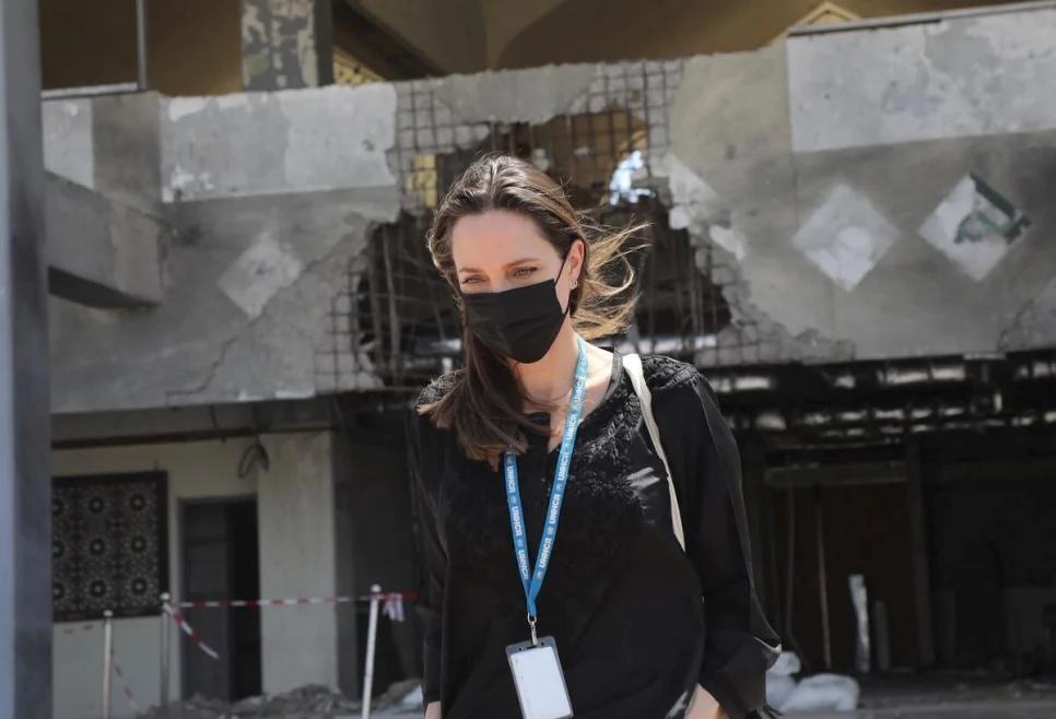 UNHCR Special Envoy Angelina Jolie arrives in Yemen to meet those affected by conflict