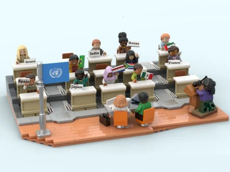 LEGO model of UN.