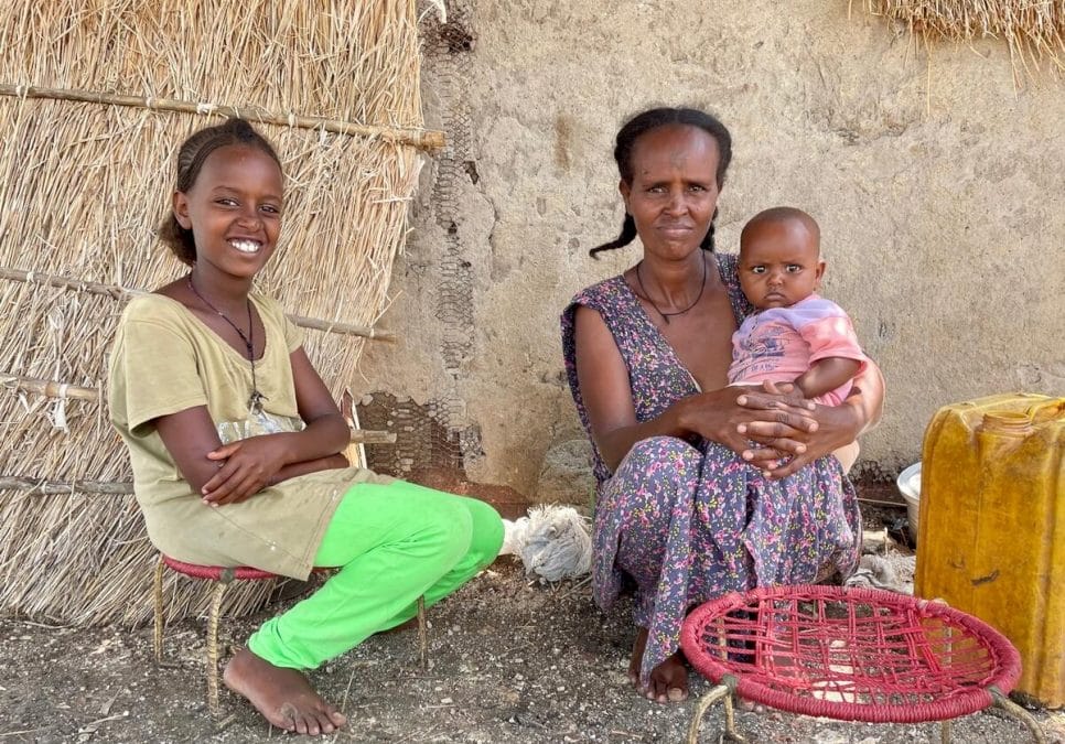 Mixed emotions for family partially reunited after fleeing Tigray conflict