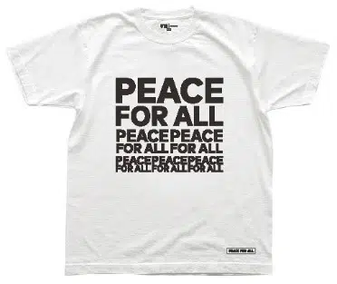 Peace for all tshirt