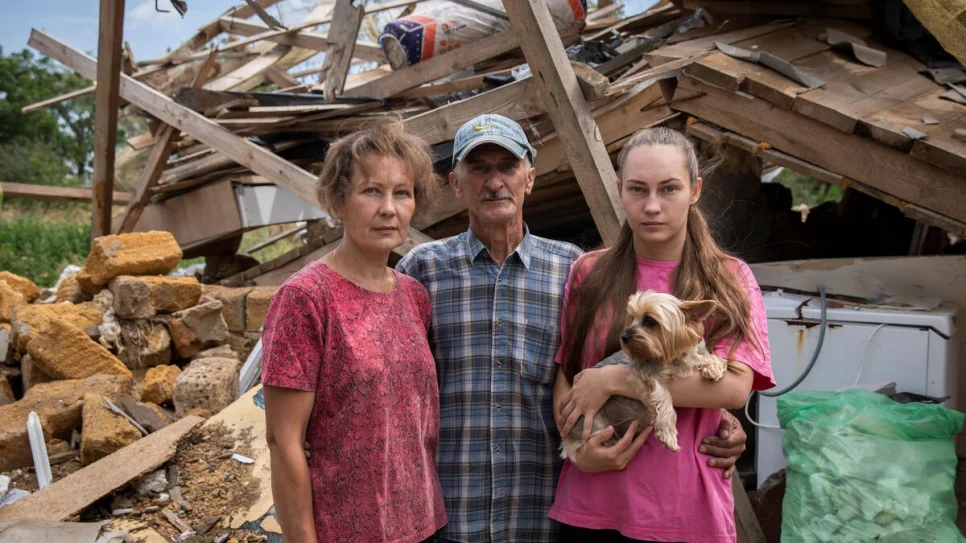 Un village ukrainien détruit par la guerre entame un long processus de reconstruction
