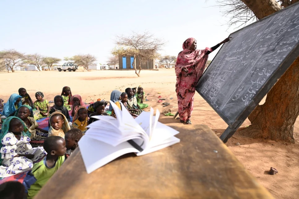 Sudanese refugees in Chad face challenges to deliver education