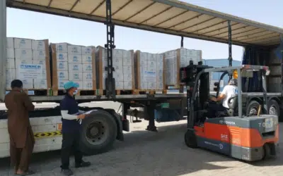 UNHCR rushes aid by air and road after Pakistan floods; steps up Afghanistan relief
