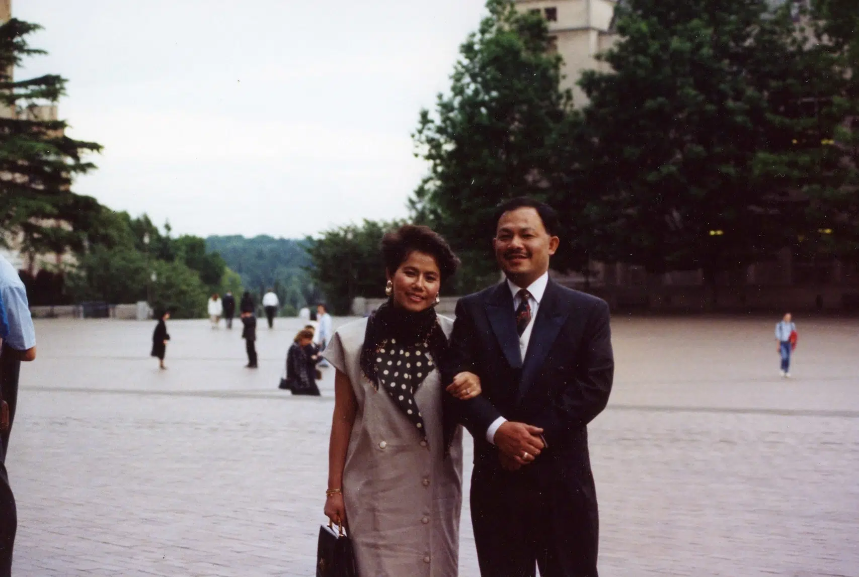 Amelie’s parents in Vancouver in 1991.