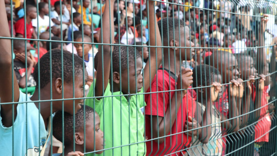 Football brings refugees and host community together in Angola