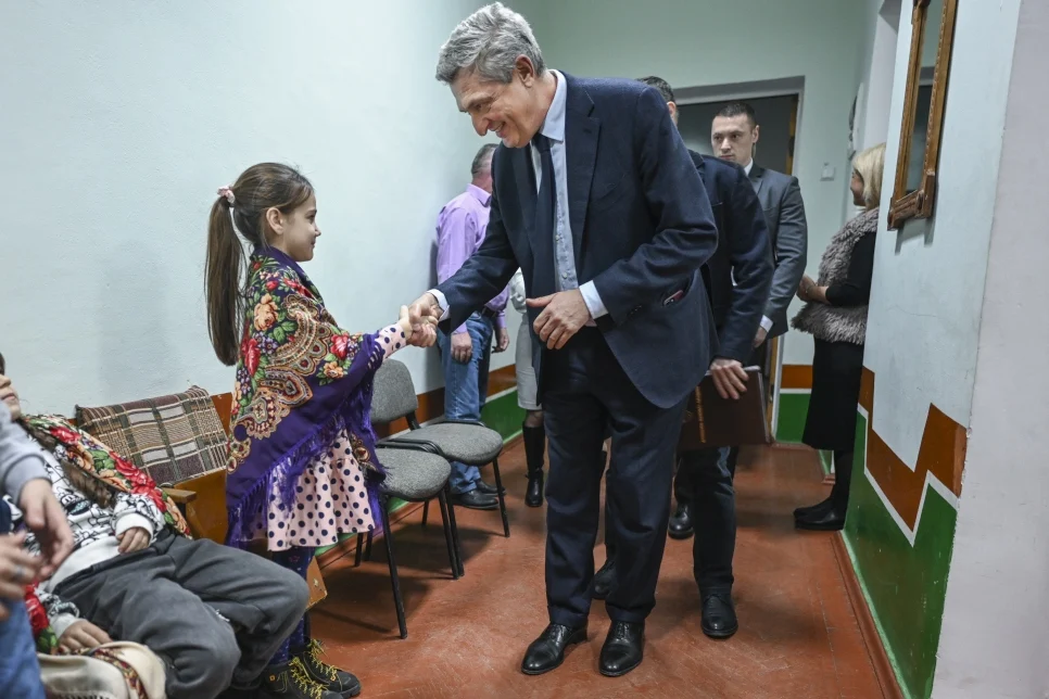 Commentaire d’actualité : Le chef du HCR salue le soutien apporté par la Moldavie aux réfugiés ukrainiens