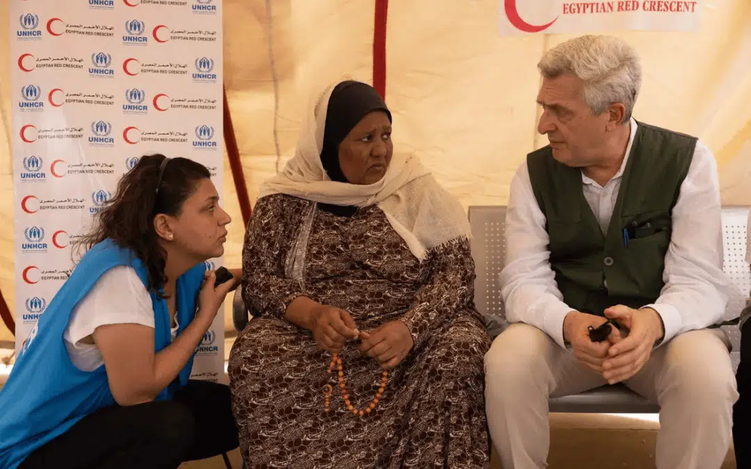 UNHCR’s Grandi appeals for support for Egypt as it hosts refugees fleeing Sudan