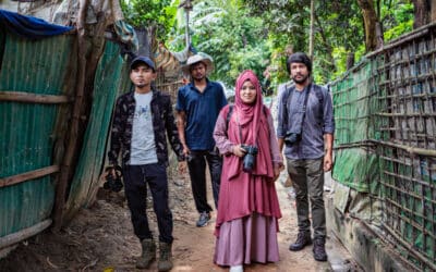 Avec leurs photos, leurs écrits et leurs actions, des réfugiés rohingyas tentent de faire renaître l’espoir