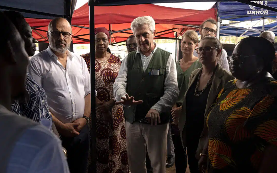 Filippo Grandi et Robert Piper appellent à une plus grande mobilisation en faveur des personnes déplacées de force au Mozambique