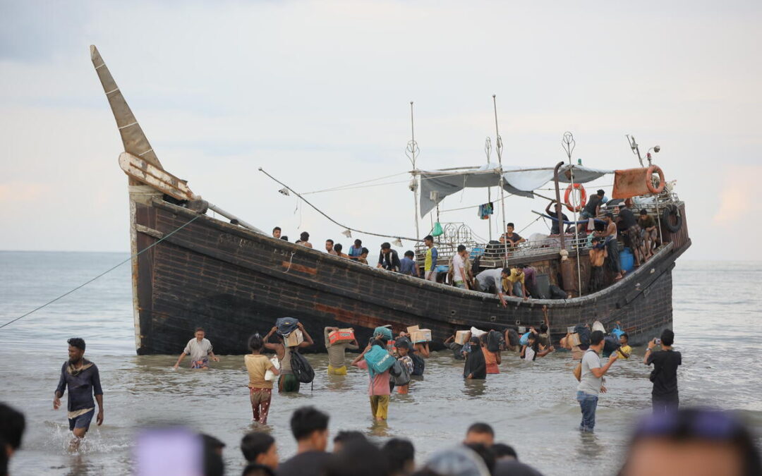 Rohingya refugees risk dangerous sea route to Indonesia in search of safety and freedom