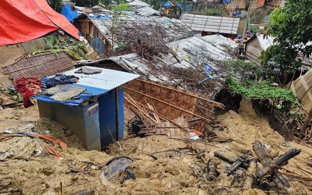 UNHCR and partners rush support to Rohingya refugees affected by deadly landslides in Bangladesh