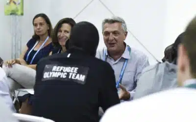 Olympic Laurel for United Nations High Commissioner Filippo Grandi